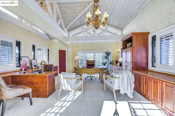 Chandelier, Home Office, Interior