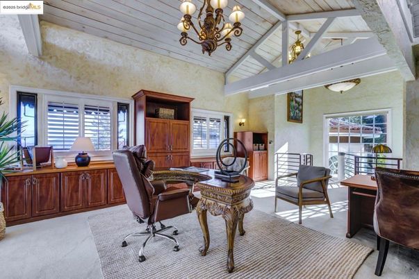 Chandelier, Home Office, Interior