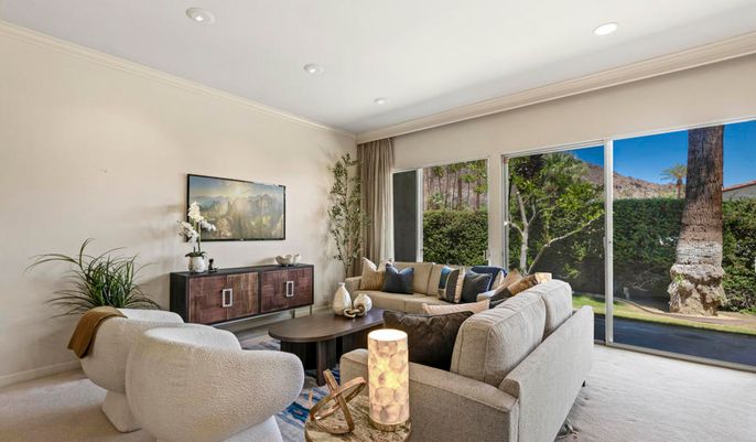 Interior, Living room, Recessed Lighting