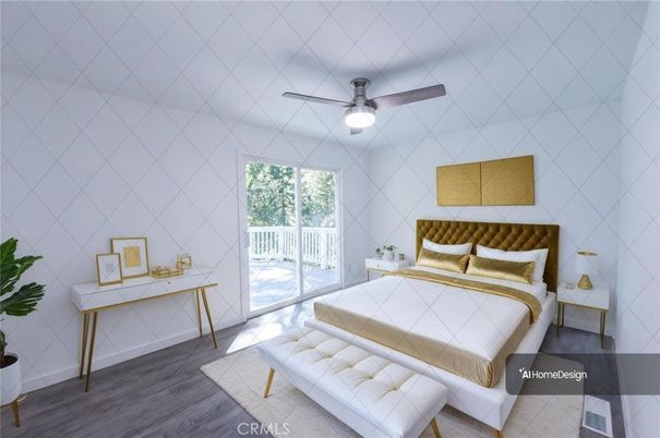 Bedroom, Interior, Wood Texture Flooring