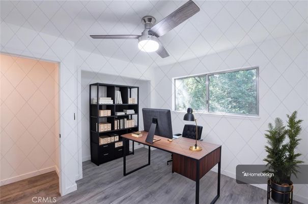 Home Office, Interior, Wood Texture Flooring