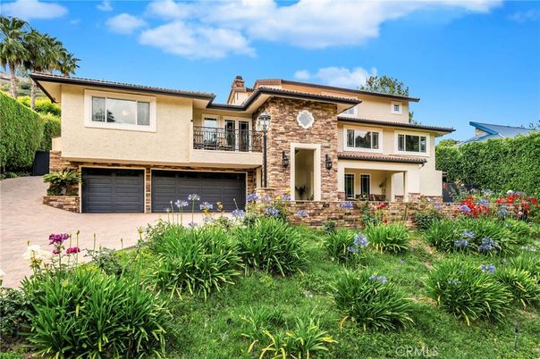 Attached, Exterior, Facade, Brick Facade, Mediterranean