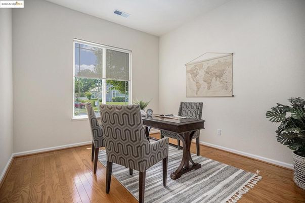 Home Office, Interior, Wood Texture Flooring
