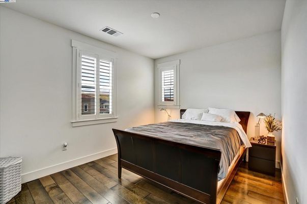 Bedroom, Interior, Wood Texture Flooring