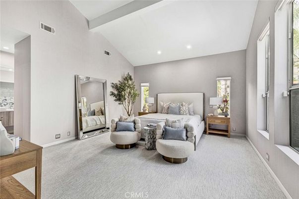 Bedroom, Interior, Recessed Lighting