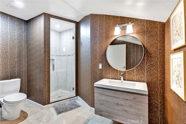 Bathroom, Glass Shower, Interior
