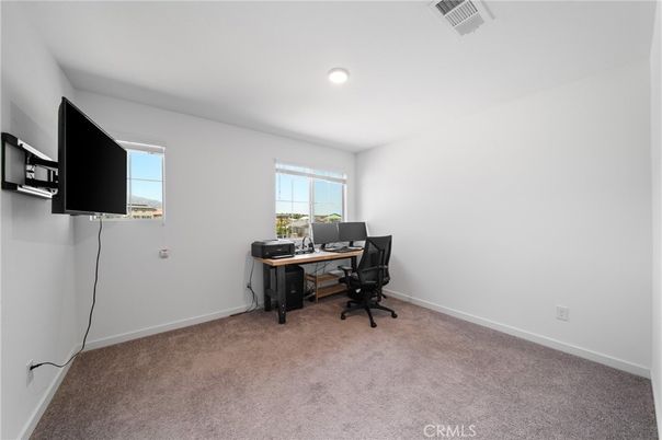 Home Office, Interior, Recessed Lighting