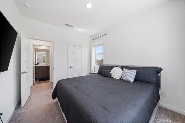 Bedroom, Interior, Recessed Lighting