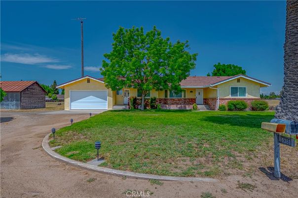 Attached, Backyard, Detached Garage, Exterior, Facade, Ranch