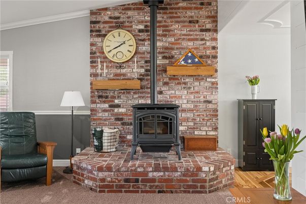 Fireplace, Interior, Stone Walls