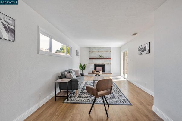 Fireplace, Interior, Wood Texture Flooring