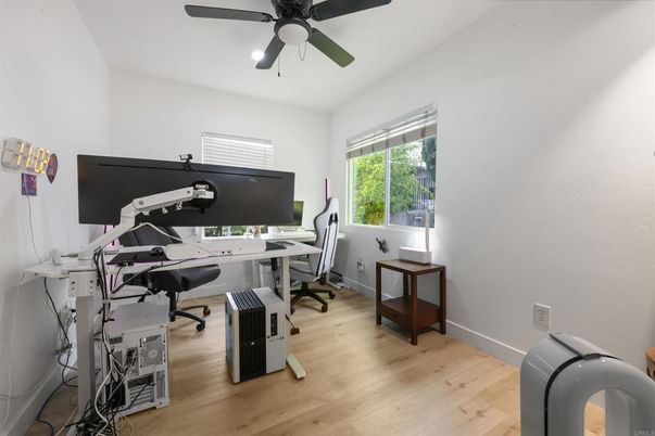 Home Office, Interior, Wood Texture Flooring