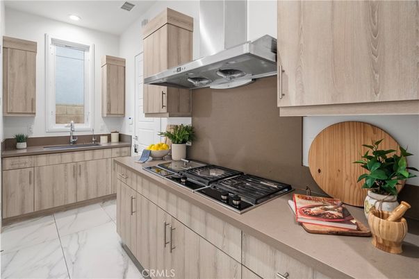 Interior, Kitchen, Marble, Recessed Lighting