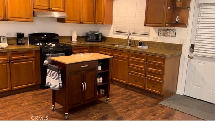 Interior, Kitchen, Wood Texture Flooring