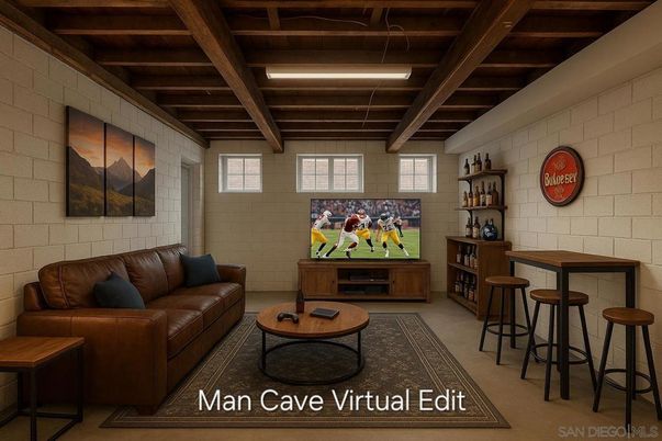 Interior, Living room, Stone Walls, Wooden Beams