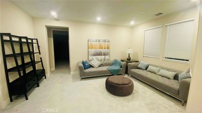 Interior, Living room, Recessed Lighting