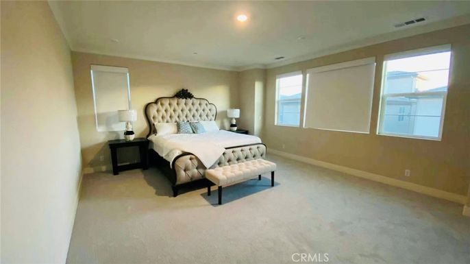 Bedroom, Interior, Recessed Lighting