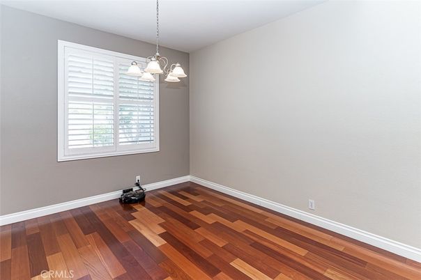 Chandelier, Empty room, Interior, Wood Texture Flooring