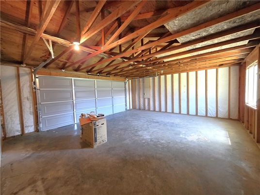 Garage, Interior, Wooden Beams, Wooden Ceilings
