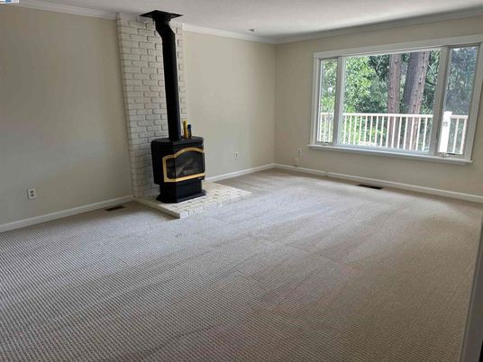 Empty room, Fireplace, Interior, Stone Walls