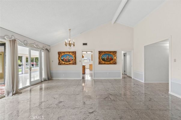 Chandelier, Empty room, Interior, Marble