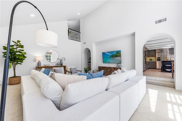 Interior, Living room, Recessed Lighting