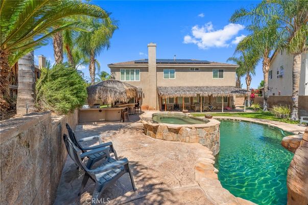 Exterior, Pool, Solar Panels