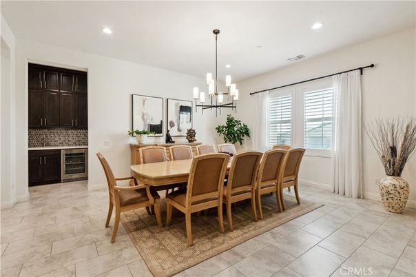 Chandelier, Dining room, Interior, Recessed Lighting