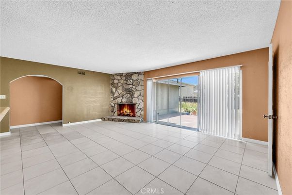 Empty room, Fireplace, Interior