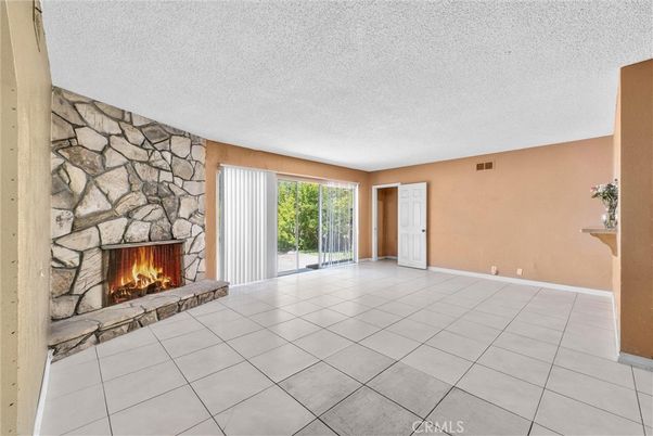 Empty room, Fireplace, Interior, Stone Walls