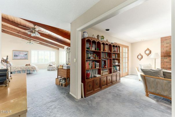 Interior, Living room, Wooden Beams