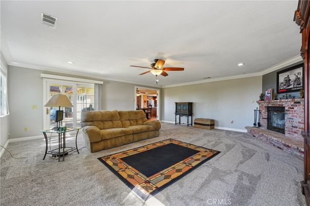 Fireplace, Interior, Living room, Recessed Lighting