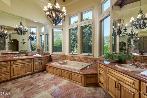Bathroom, Chandelier, Dual Sink Vanities, Interior