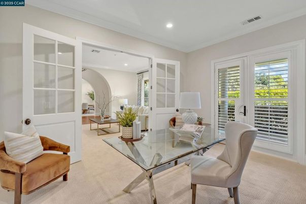 Home Office, Interior, Recessed Lighting