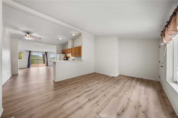 Empty room, Interior, Kitchen, Wood Texture Flooring