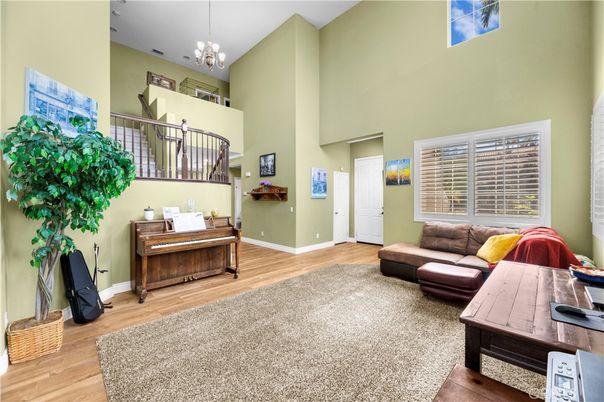 Interior, Pendant Lights, Piano, Wood Texture Flooring