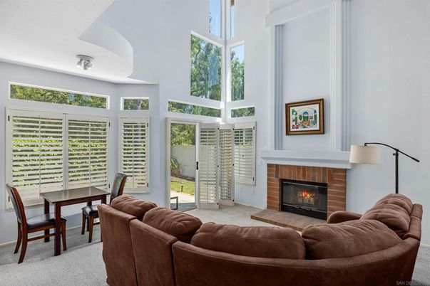 Dining room, Fireplace, Interior, Living room