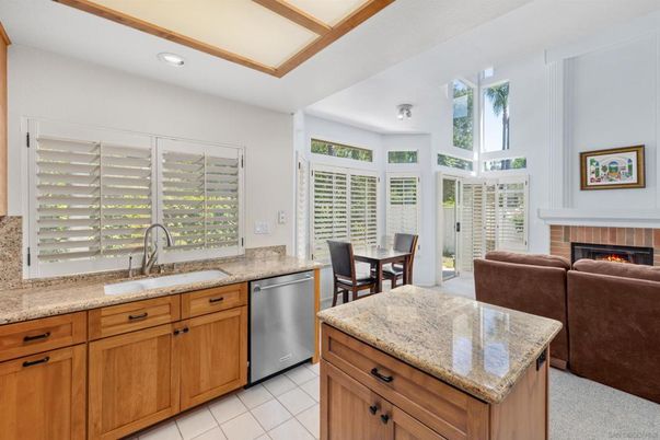 Dining room, Fireplace, Interior, Kitchen, Living room, Recessed Lighting