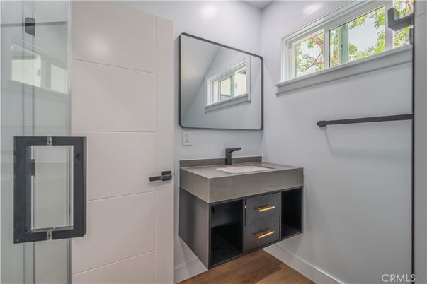 Bathroom, Interior, Wood Texture Flooring