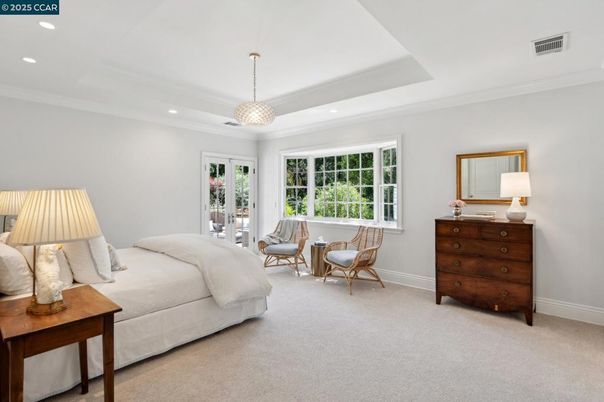 Bedroom, Interior, Pendant Lights, Recessed Lighting