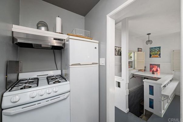 Fireplace, Interior, Kitchen, Pendant Lights, Stainless Steel Appliances
