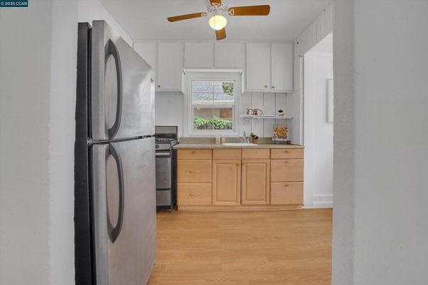 Interior, Kitchen, Wood Texture Flooring