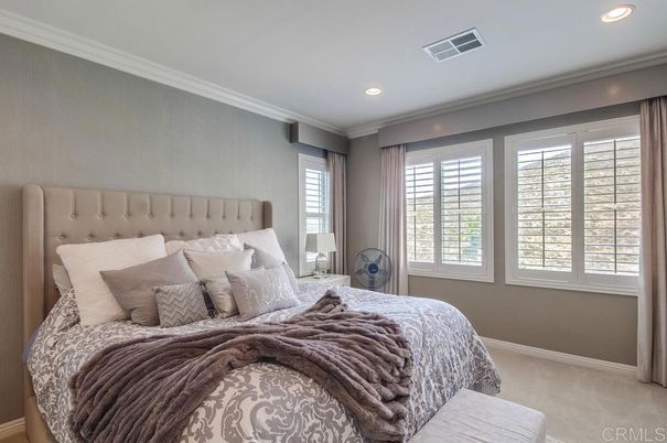 Bedroom, Interior, Recessed Lighting