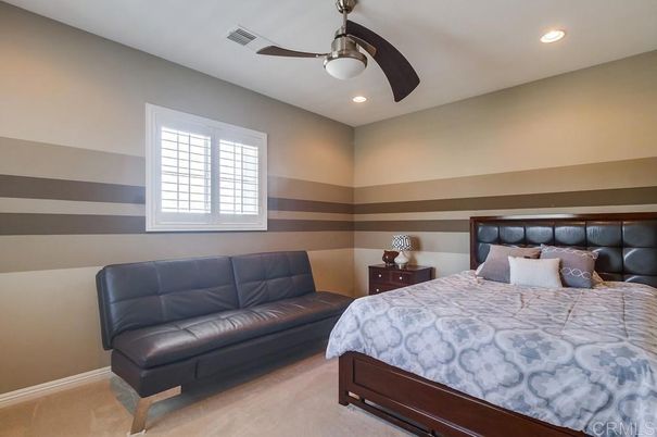 Bedroom, Interior, Recessed Lighting