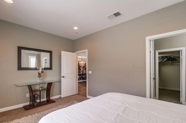 Bedroom, Interior, Recessed Lighting