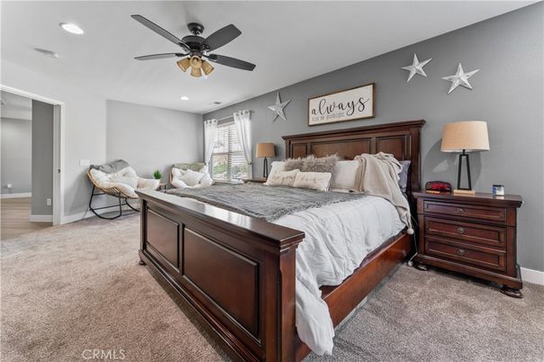 Bedroom, Interior, Recessed Lighting