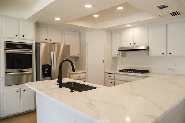 Interior, Kitchen, Recessed Lighting, Stainless Steel Appliances