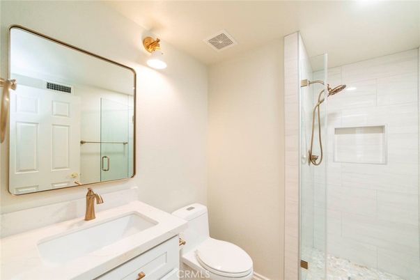 Bathroom, Glass Shower, Interior