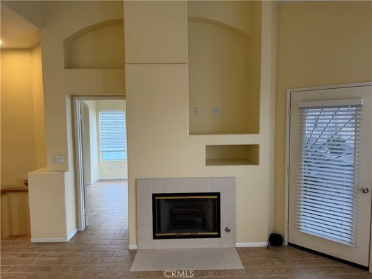 Fireplace, Interior, Wood Texture Flooring