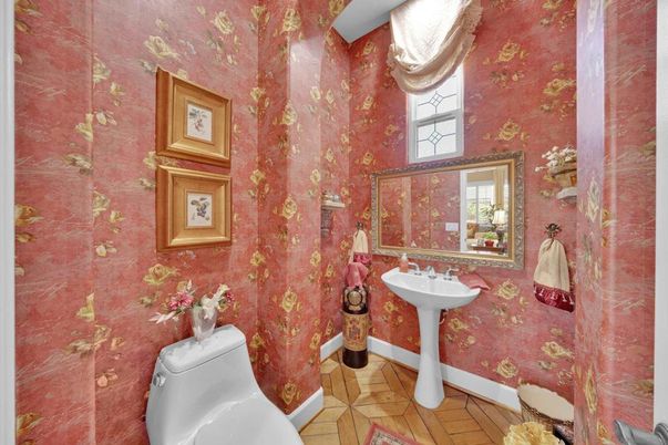Bathroom, Interior, Wood Texture Flooring